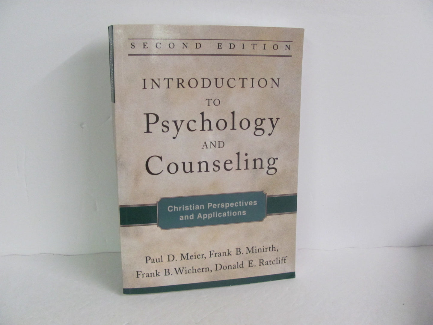 Intro to Psychology and Counseling Baker Book Pre-Owned Meier Science Textbooks