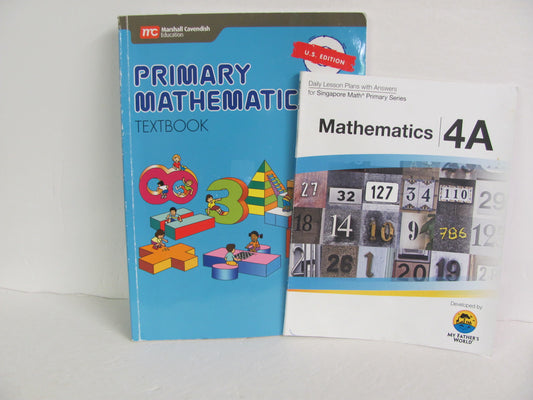 Primary Mathematics 4A Singapore Textbook  Pre-Owned Mathematics Textbooks