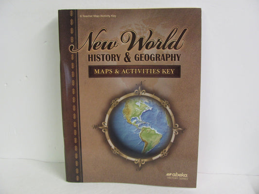 New World History Abeka Map Key Pre-Owned 6th Grade History Textbooks