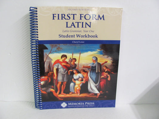 First Form Latin Memoria Press Student Workbook Pre-Owned Latin Books