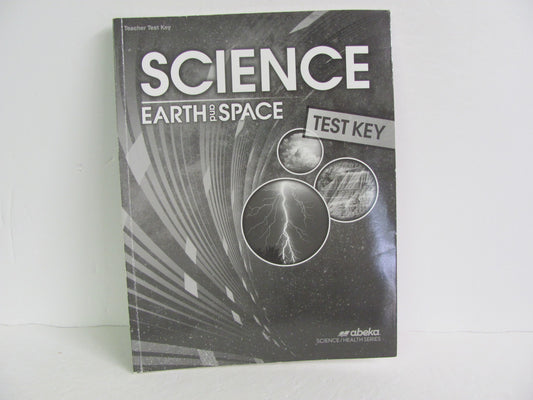 Earth and Space Abeka Test Key Pre-Owned 8th Grade Science Textbooks