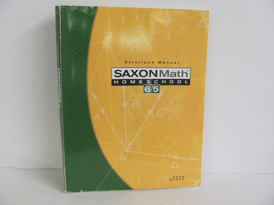 Math 65 Saxon Solution Key Pre-Owned 5th Grade Mathematics Textbooks