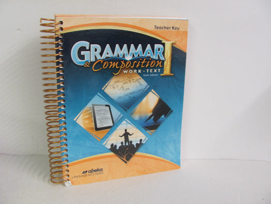 Grammar & Composition I Abeka Teacher Key  Pre-Owned Language Textbooks