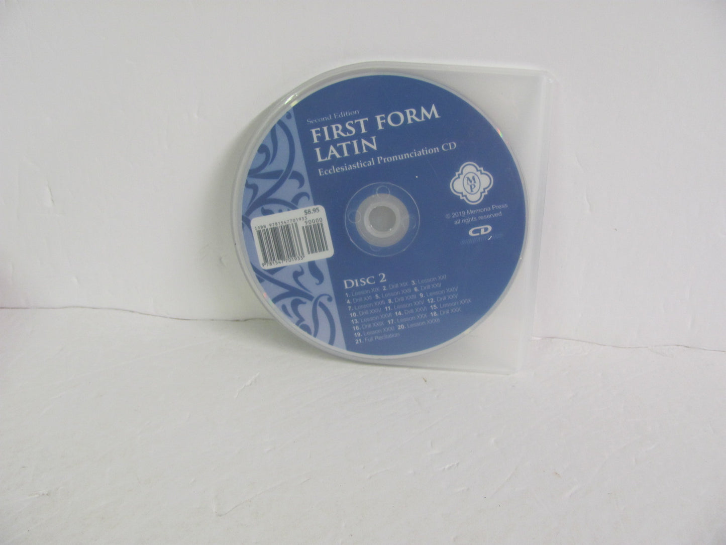 First Form Latin Memoria Press Audio CDs Pre-Owned Latin Books