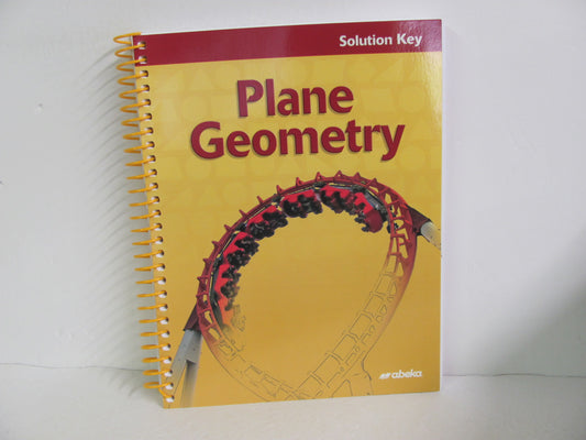 Plane Geometry Abeka Solution Key Pre-Owned High School Mathematics Textbooks