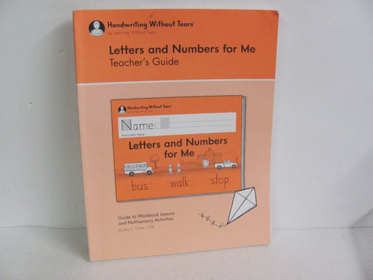 Letters and Numbers for Me Handwriting Without Tears Olsen Penmanship Books