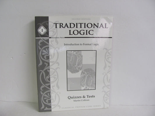 Traditional Logic Memoria Press Quizzes/Tests  Pre-Owned Cothran Logic Books