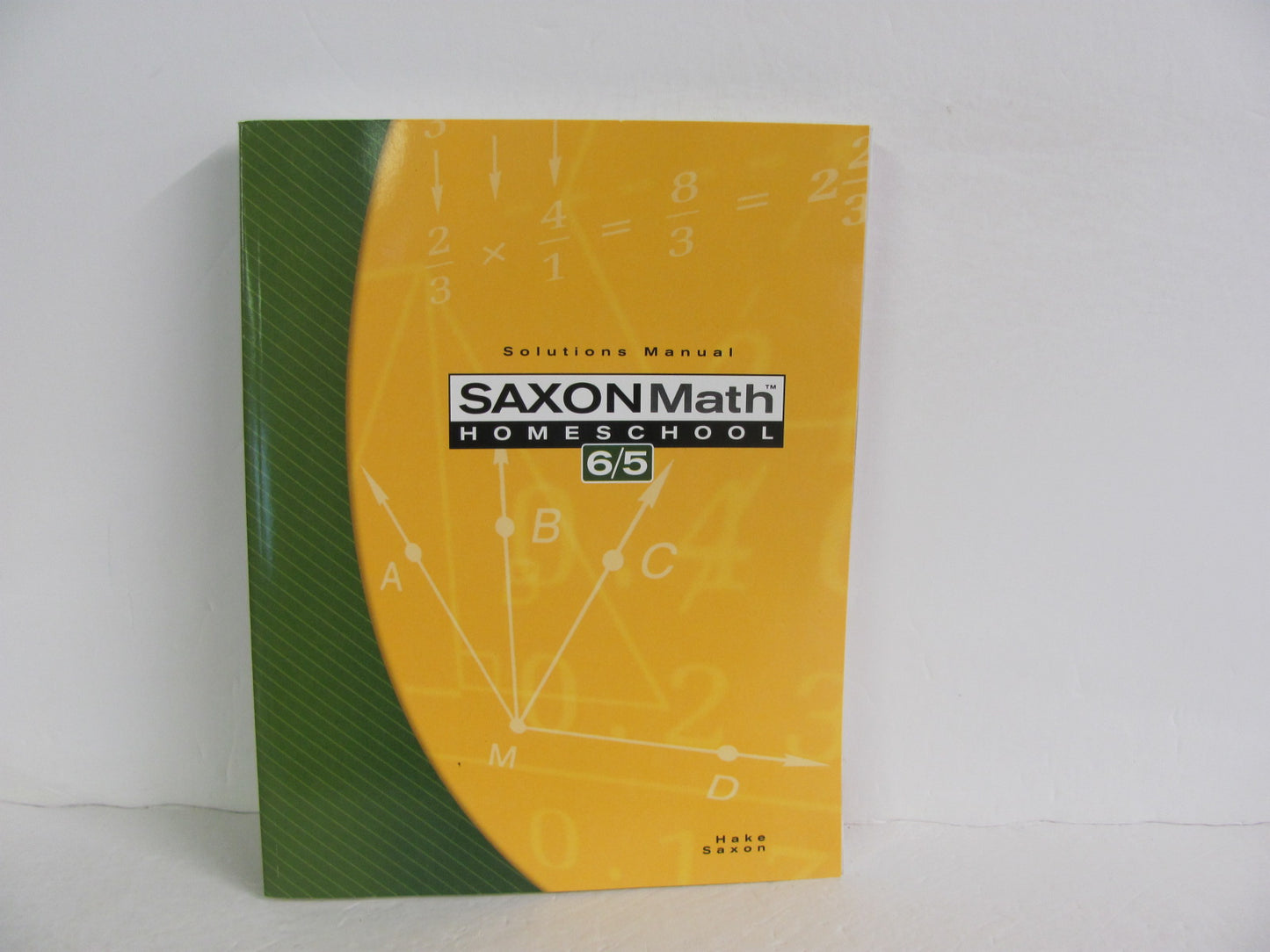 Math 65 Saxon Solutions Manual  Pre-Owned 5th Grade Mathematics Textbooks