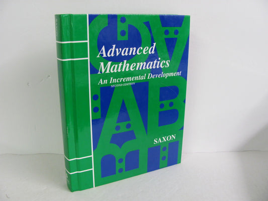 Advanced Mathematics Saxon Student Book Pre-Owned Saxon Mathematics Textbooks