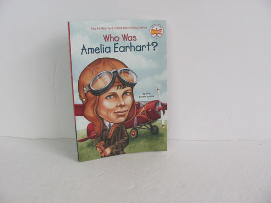 Who Was Amelia Earhart Whohq Pre-Owned Jerome Elementary Fiction Books