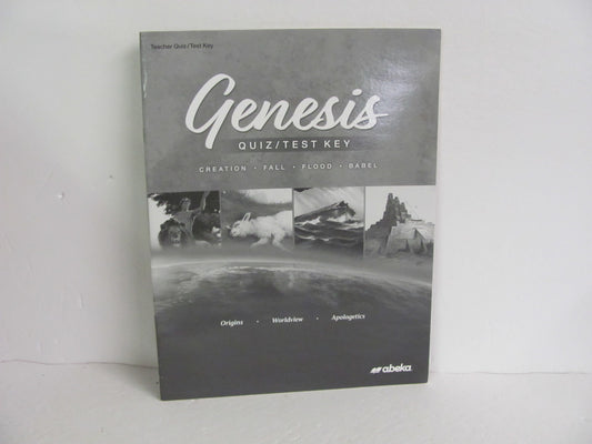 Genesis Abeka Quiz Key Pre-Owned 12th Grade Bible Textbooks