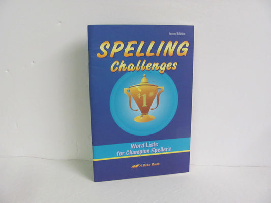 Spelling Challenges Abeka Pre-Owned Elementary Spelling/Vocabulary Books