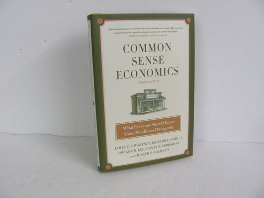 Common Sense Economics St Martin's Pre-Owned Gwartney History Textbooks