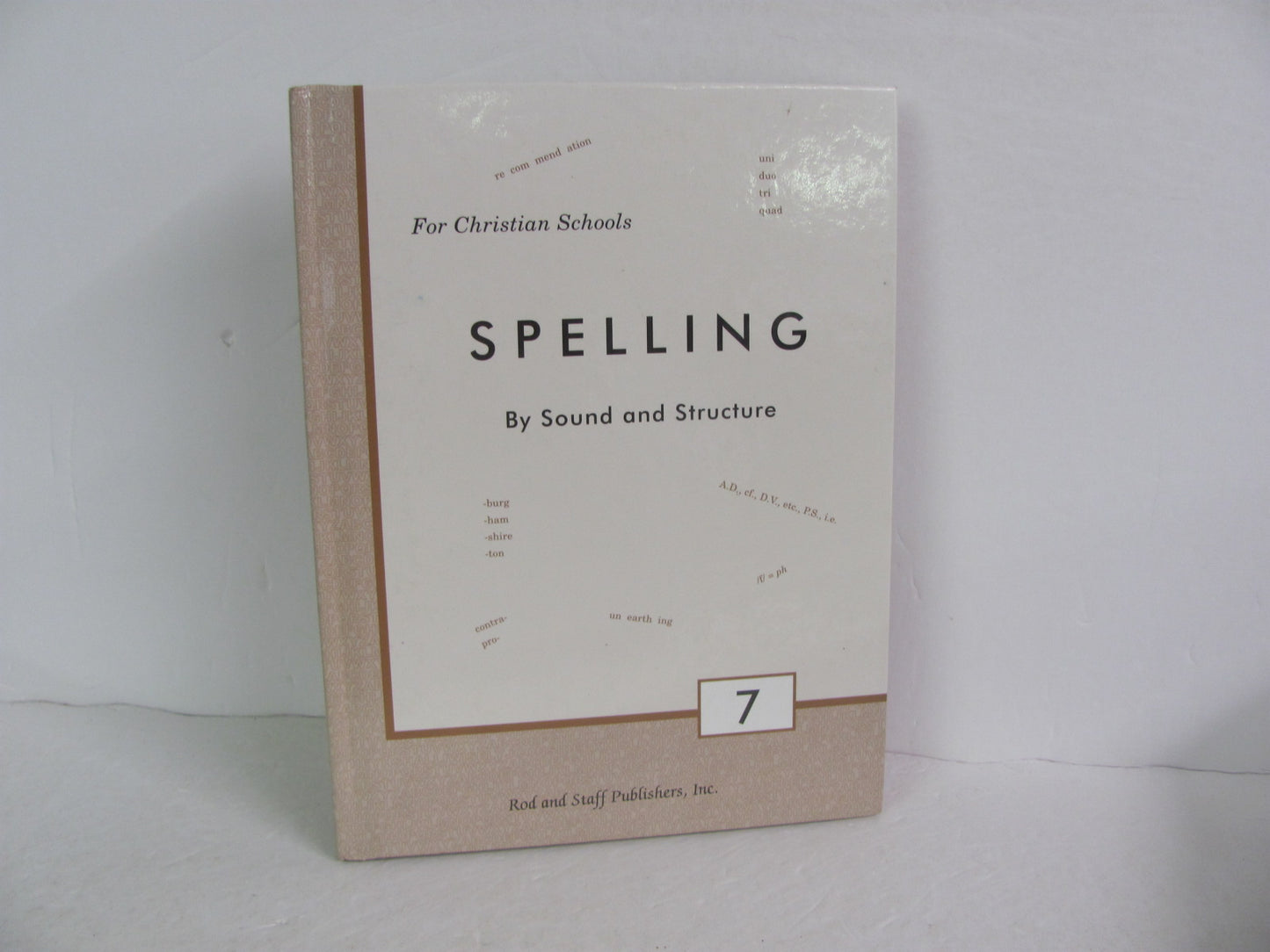 Spelling 7 Rod & Staff Student Book Pre-Owned Spelling/Vocabulary Books