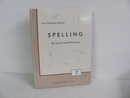 Spelling 7 Rod & Staff Student Book Pre-Owned Spelling/Vocabulary Books