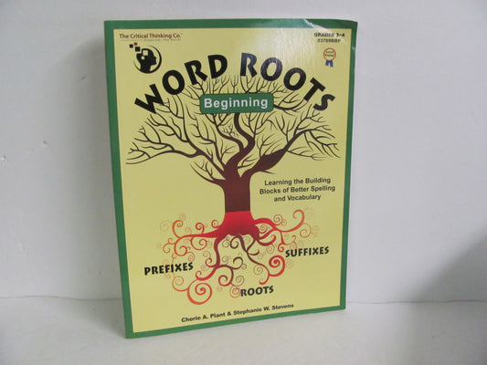 Word Roots Critical Thinking Company Pre-Owned Plant 3rd Grade Logic Books