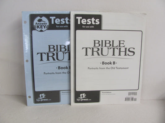 Bible Truths B BJU Press Tests  Pre-Owned 8th Grade Bible Books