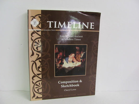 Timeline Memoria Press Workbook  Pre-Owned Lowe Elementary World History Books