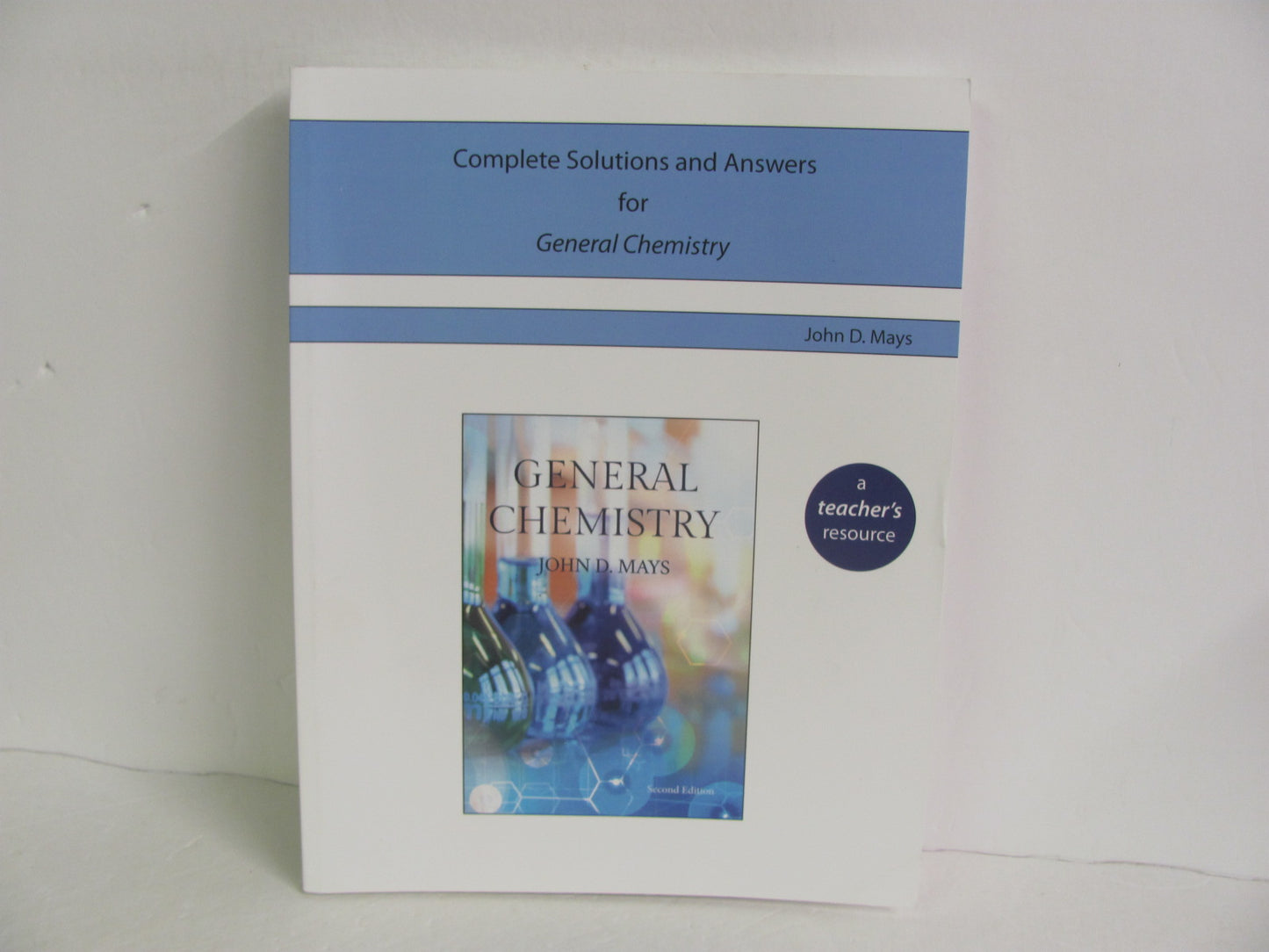 General Chemistry Novare Solutions and Answers  Pre-owned Mays Science Textbooks