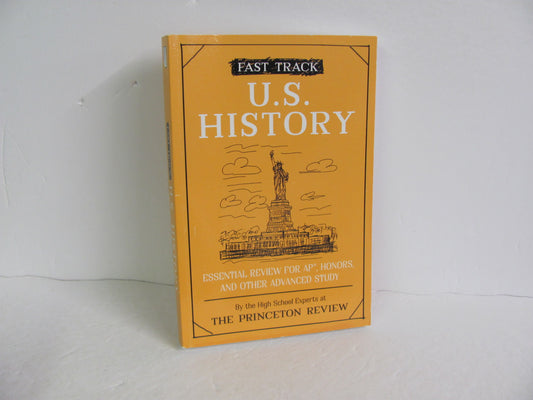 Fast Track U.S. History Princeton Review Pre-Owned High School History Textbooks