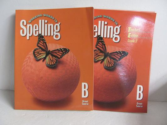 Working Words in Spelling Great Source Set  Pre-Owned Spelling/Vocabulary Books