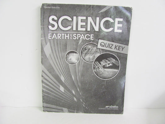 Earth & Space Abeka Quiz Key Pre-Owned 8th Grade Science Textbooks