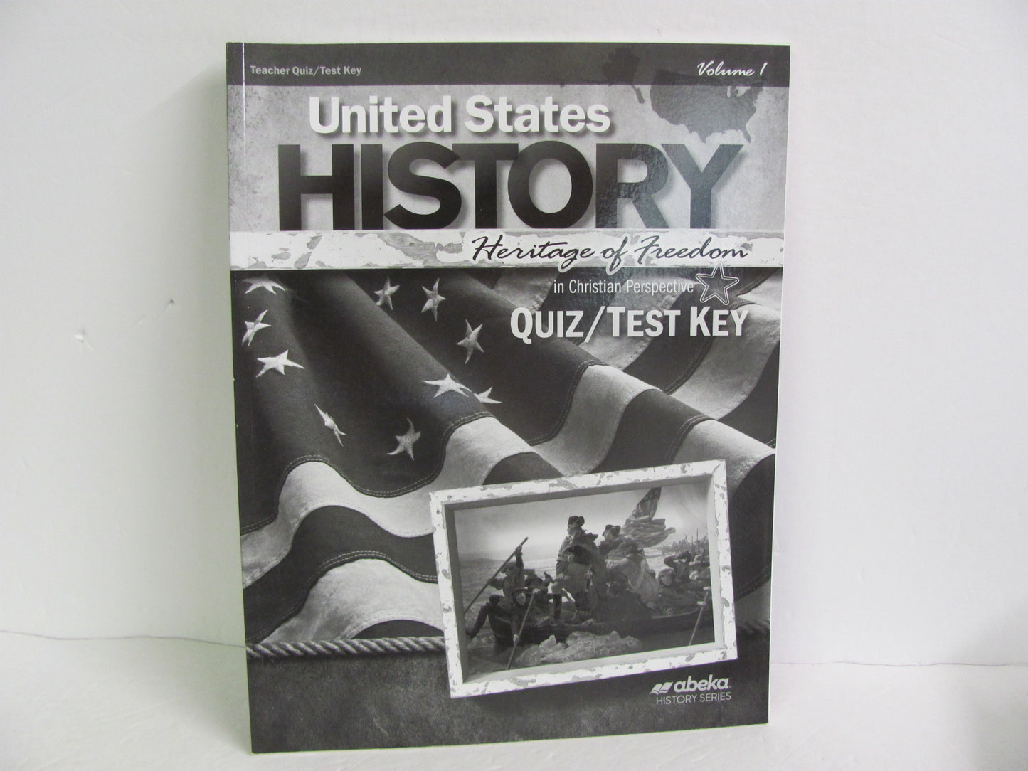 United States History Vol 1 Abeka Quiz/Test Key  Pre-Owned History Textbooks