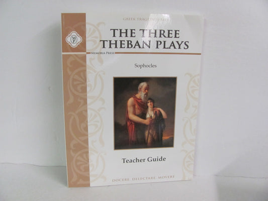 The Three Theban Plays Memoria Press Teacher Guide  Pre-Owned Reading Textbooks