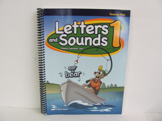 Letters and Sounds 1 Abeka Teacher Key  Pre-Owned 1st Grade Language Textbooks