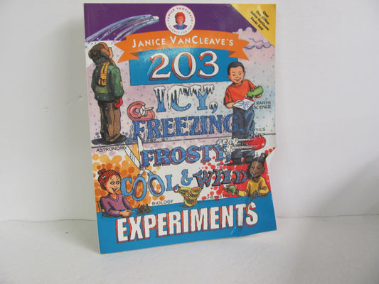203 Icy, Freezing, Frosty,Cool Wiley Pre-Owned VanCleave Experiments Books