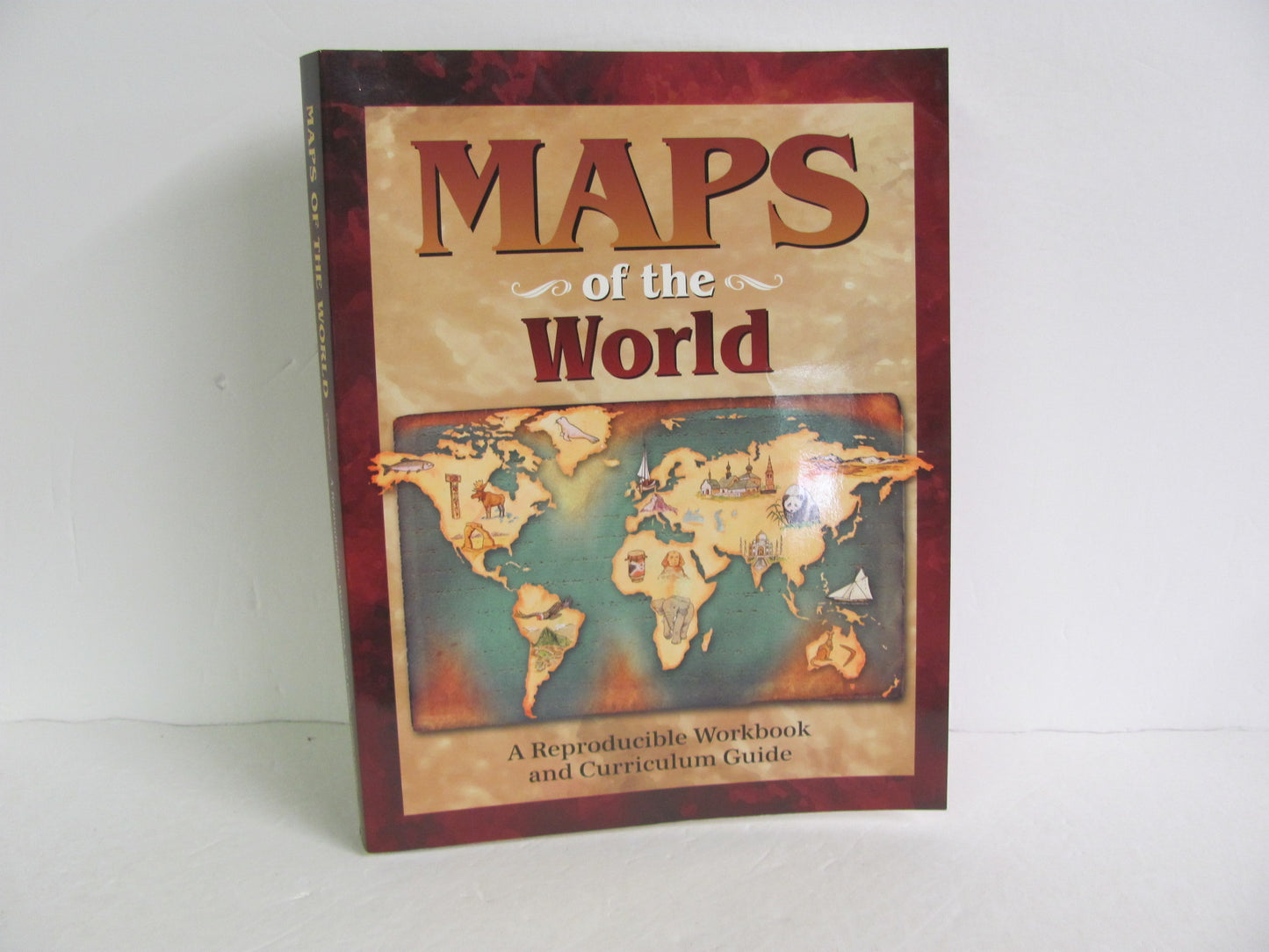 Maps of the World Emerald Books Workbook  Pre-Owned Geography Books