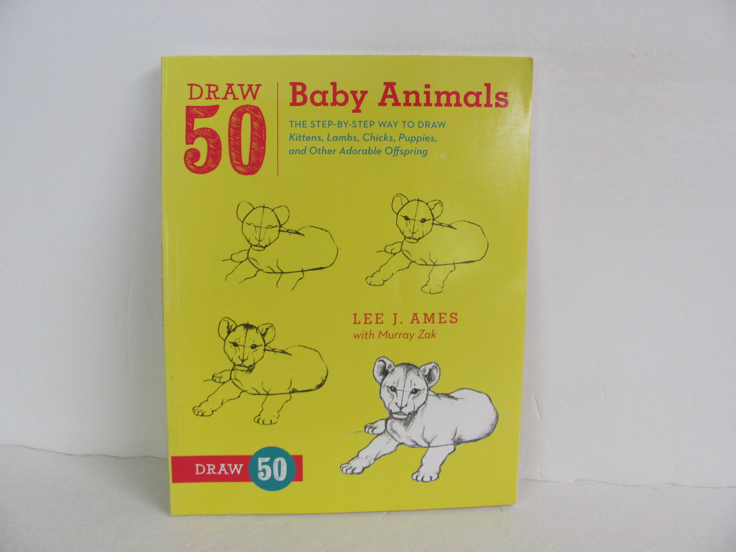 Draw 50 Baby Animals Watson Guptill Pre-Owned Ames Art Books