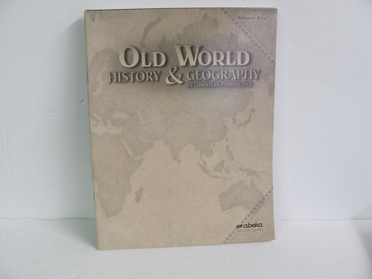 Old World History Abeka Answer Key  Pre-Owned 5th Grade History Textbooks