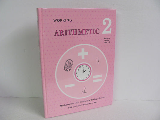 Arithmetic 2 Rod & Staff Teacher Manual  Pre-Owned Mathematics Textbooks