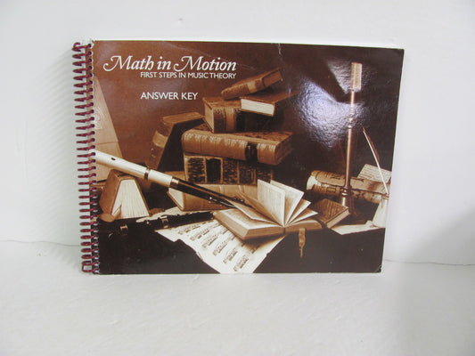 Math In Motion CCMM Answer Key  Pre-Owned Classical Conversations