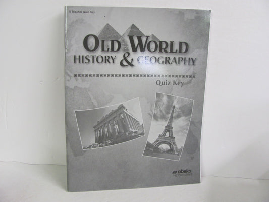 Old World History Abeka Quiz Key Pre-Owned 5th Grade History Textbooks