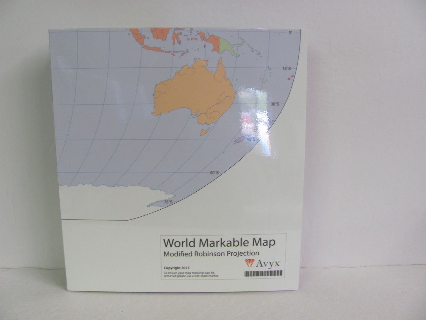 World Markable Map Avyx Pre-Owned Geography Books