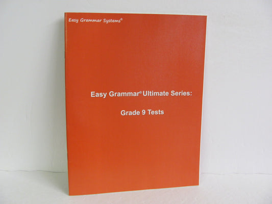 Easy Grammar Ultimate Tests  Pre-Owned Phillips 9th Grade Language Textbooks