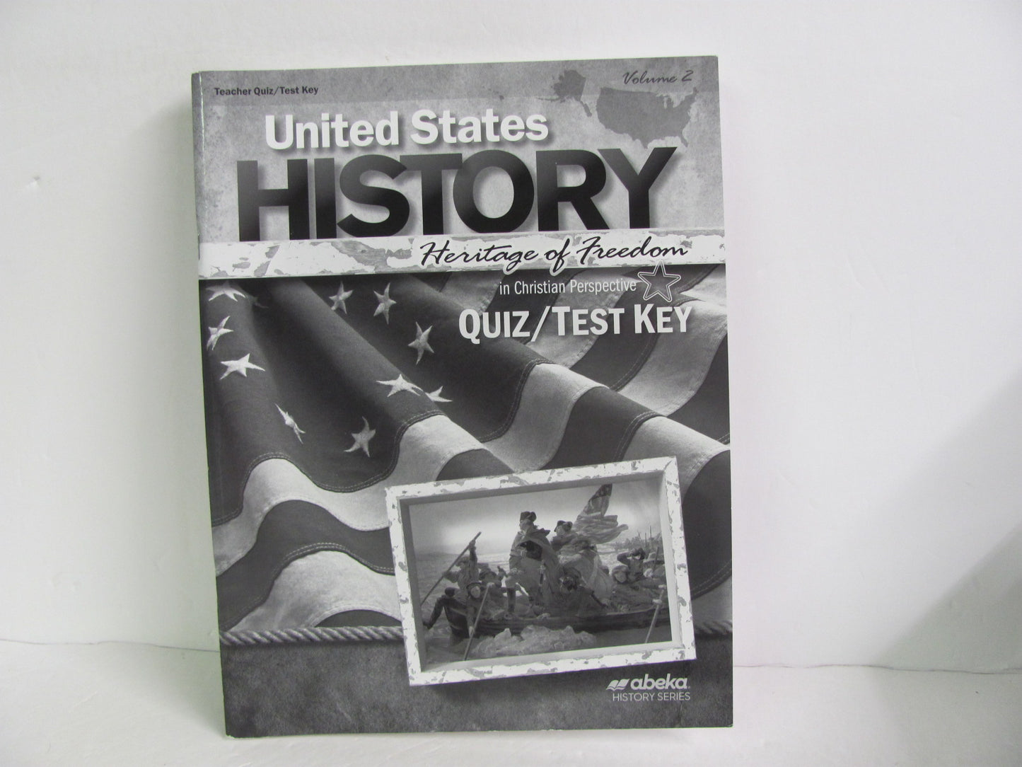 United States History Vol 2 Abeka Quiz/Test Key  Pre-Owned History Textbooks