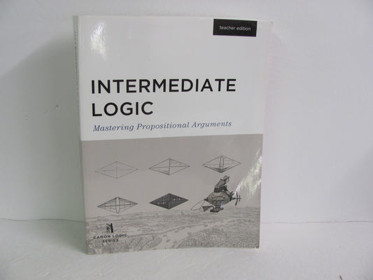 Intermediate Logic Canon Press Teacher Edition  Pre-Owned Logic Books