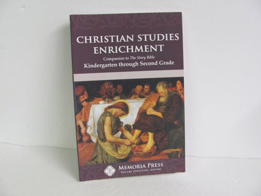 Christian Studies Enrichment Memoria Press Pre-Owned Educator Resources