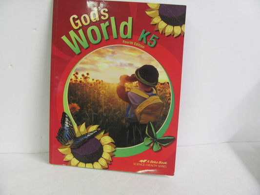 God's World Abeka Student Book Pre-Owned Kindergarten Science Textbooks