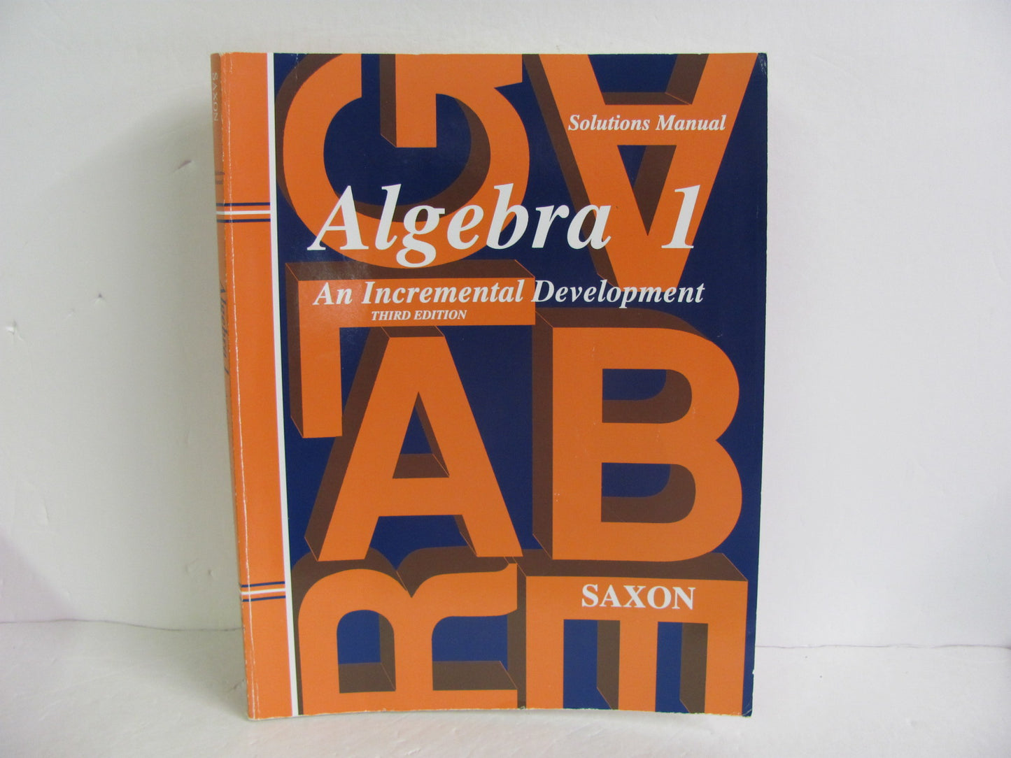 Algebra 1 Saxon Solutions Manual  Pre-Owned Saxon Mathematics Textbooks