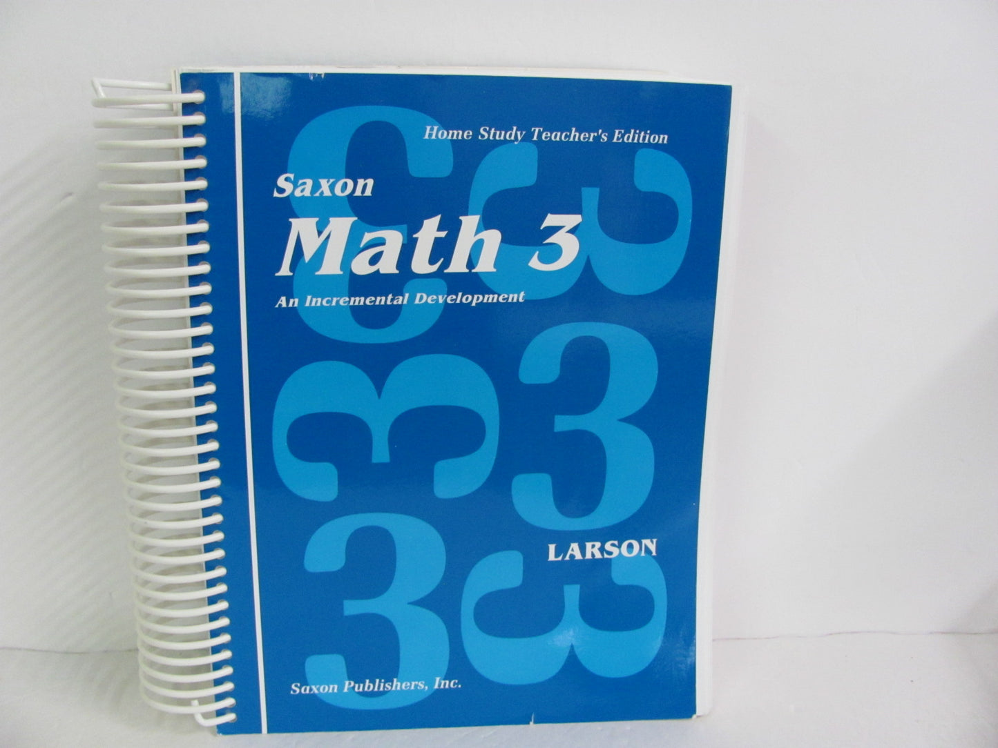 Math 3 Saxon Teacher Edition  Pre-Owned Larson 3rd Grade Mathematics Textbooks