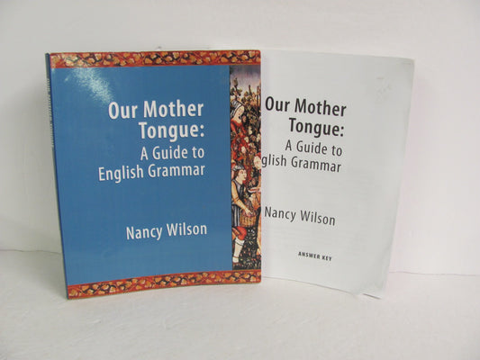 Our Mother Tongue Canon Press Set  Pre-Owned Wilson Language Textbooks