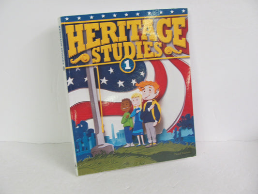 Heritage Studies 1 BJU Press Student Book Pre-Owned 1st Grade History Textbooks