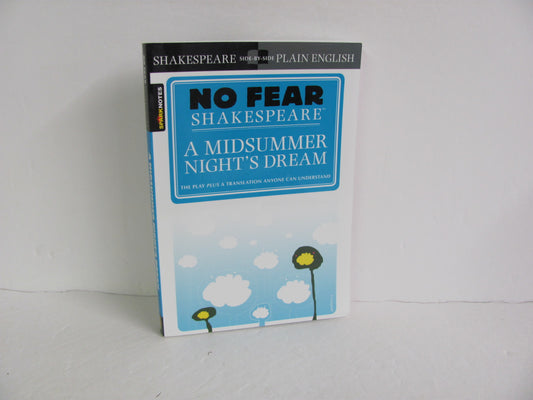 A Midsummer Night's Dream No Fear Shakespeare Pre-Owned Fiction Books