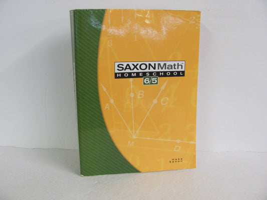 Math 65 Saxon Student Book Pre-Owned 5th Grade Mathematics Textbooks