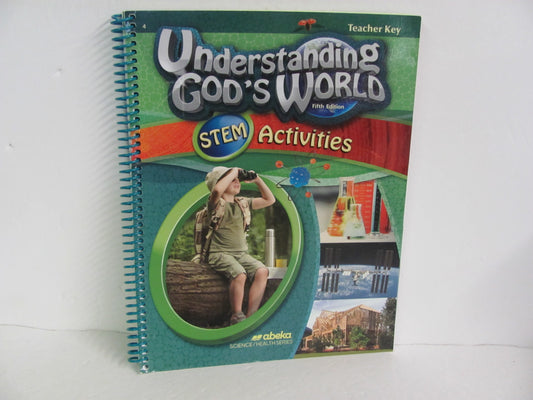 Understanding God's World Abeka Teacher Key  Pre-Owned Science Textbooks