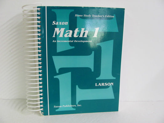 Math 1 Saxon Teacher Edition  Pre-Owned Larson 1st Grade Mathematics Textbooks